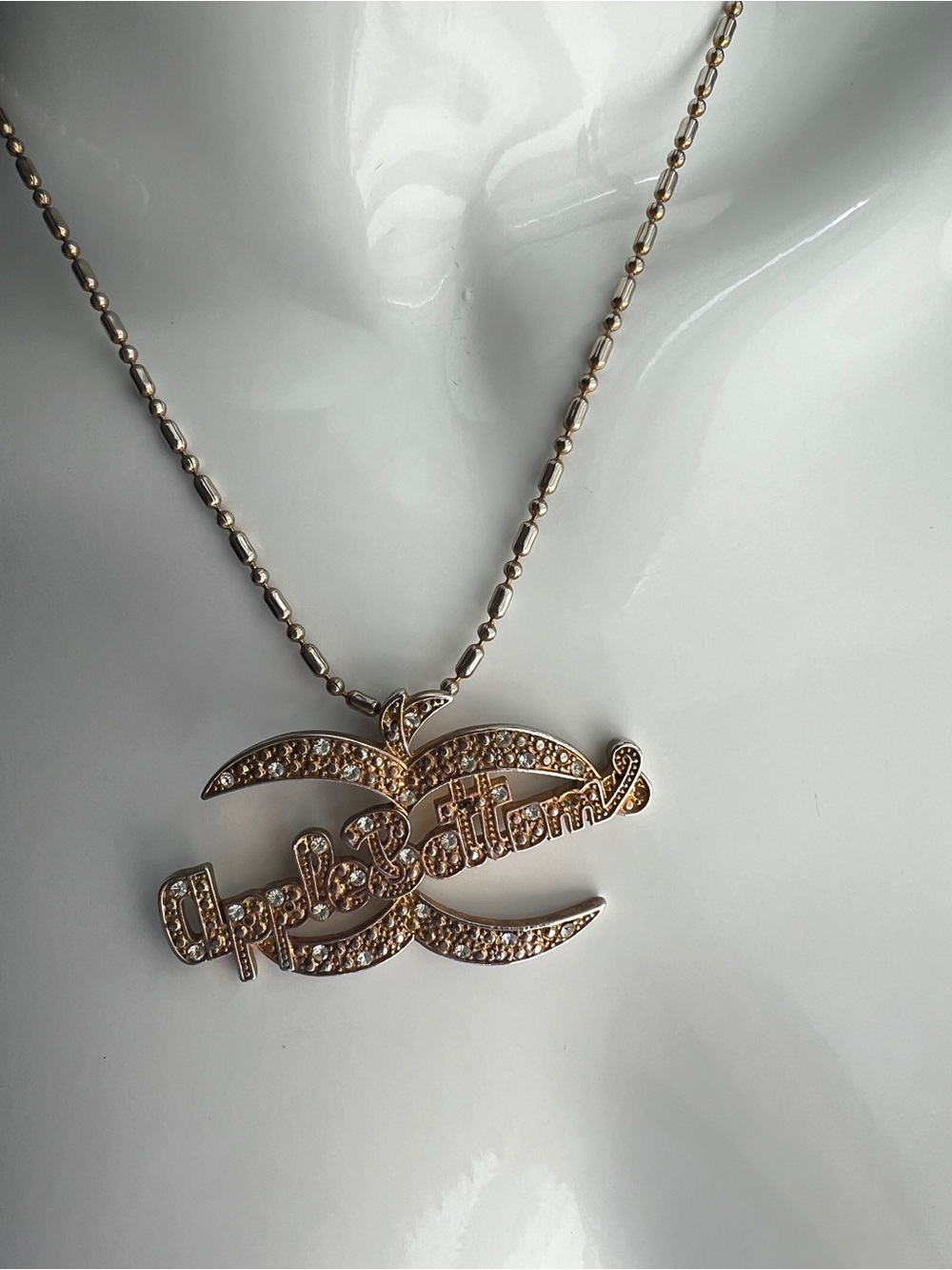 Apple Bottoms necklace